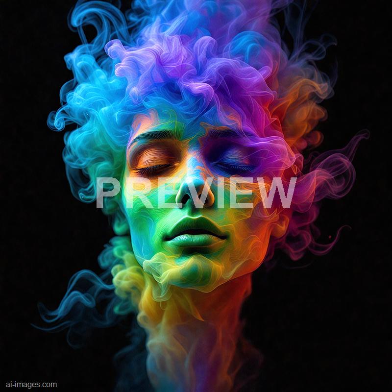 12652 - a-face-appearing-to-be-made-of-colorful-smoke-its-fea_250705010957_00001